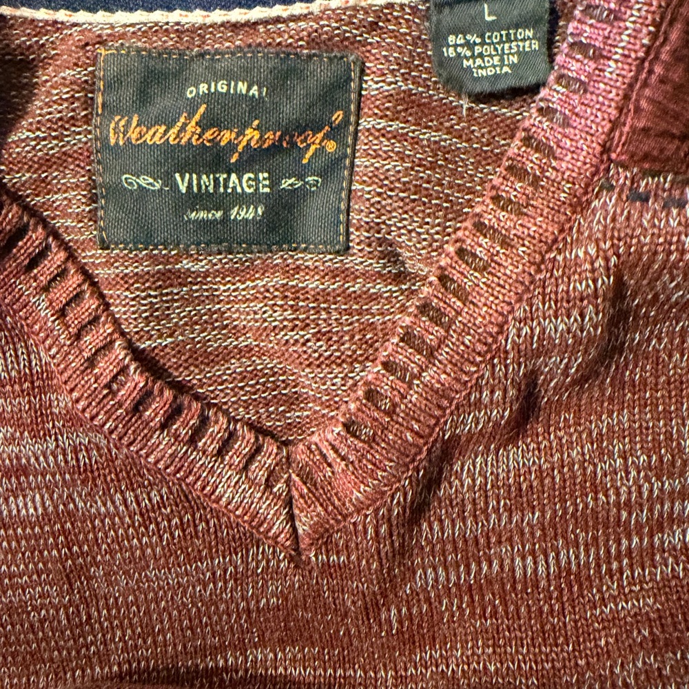 Mens Original Weatherproof Vintage Sweater